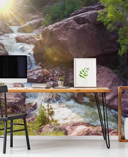 Papel de Parede Rocky Mountain River