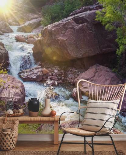 Rocky Mountain River Wallpaper