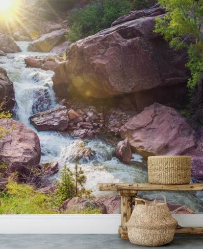 Papel Pintado Rocky Mountain River Papel Pintado Rocky Mountain River