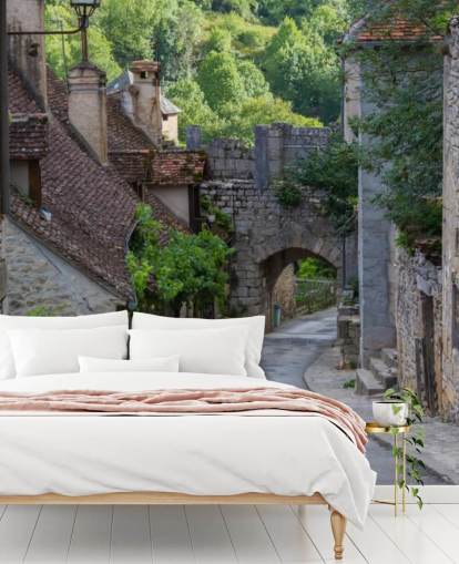 Historic Rocamadour Street, Francia Historic Rocamadour Street France Wallpaper 
