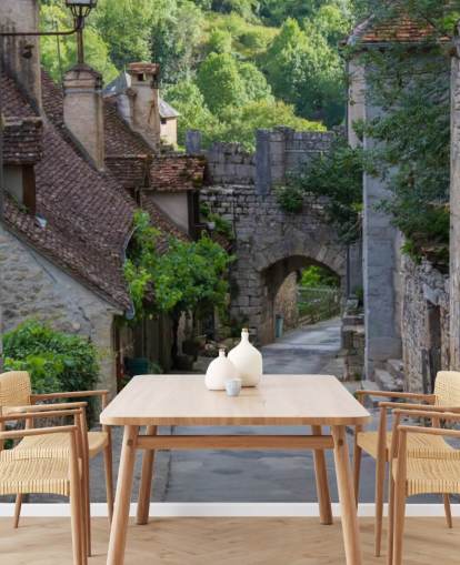 Calle histórica Rocamadour, Francia Historic Rocamadour Street France Wallpaper Calle histórica Rocamadour, Francia Historic Rocamadour Street France Wallpaper