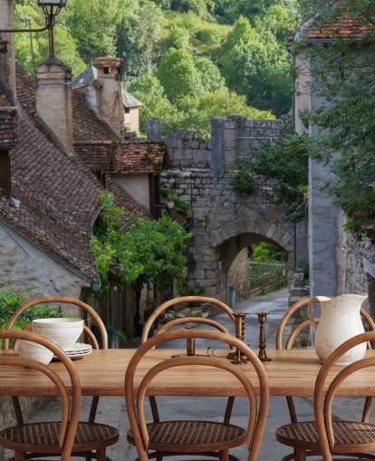 Historiallinen Rocamadour-katu, Ranska Historic Rocamadour Street France Wallpaper 