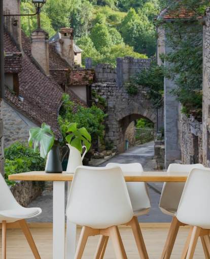 Rue historique Rocamadour, France Historic Rocamadour Street France Wallpaper 