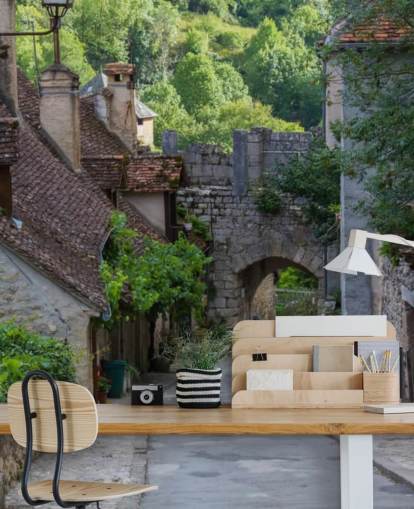 Rue historique Rocamadour, France Historic Rocamadour Street France Wallpaper 