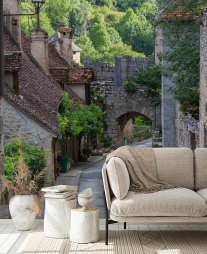 Historiallinen Rocamadour-katu, Ranska Historic Rocamadour Street France Wallpaper 