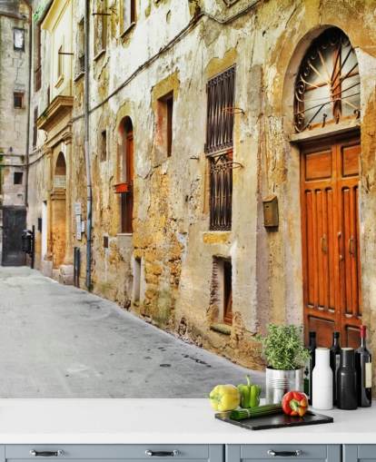 Italien-Straße Tapete