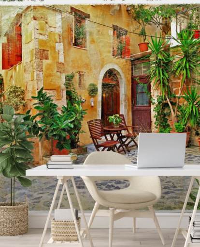 Hania, Kreeta- vanhat viehättävät kadut Chania Crete Wallpaper Hania, Kreeta- vanhat viehättävät kadut Chania Crete Wallpaper