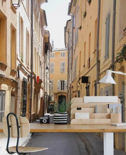 Straße, Aix-en-Provence Provence Wallpaper 