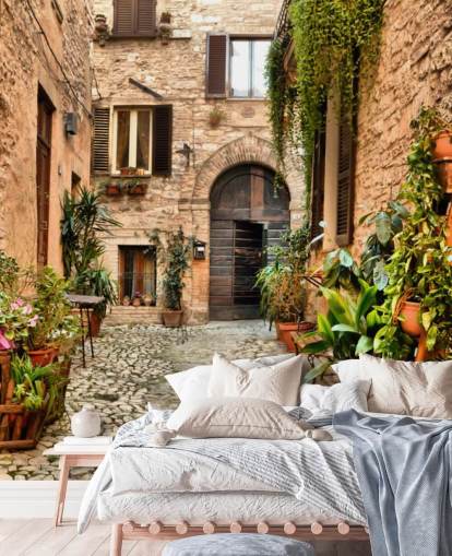 Fondo de pantalla Casas rústicas en Perugia