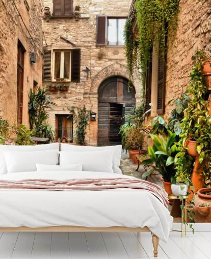 Rustikale Häuser in Perugia Wallpaper Rustikale Häuser in Perugia Wallpaper