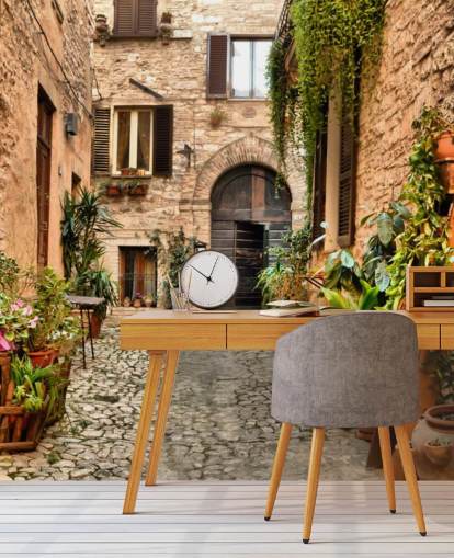 Rustic Houses in Perugia Wallpaper