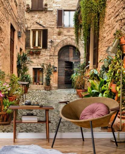 Fondo de pantalla Casas rústicas en Perugia