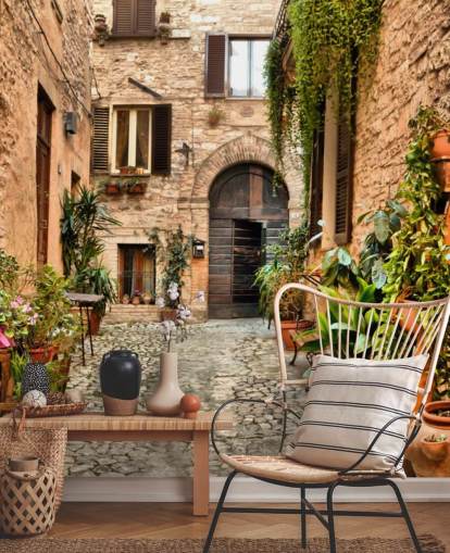 Fondo de pantalla Casas rústicas en Perugia