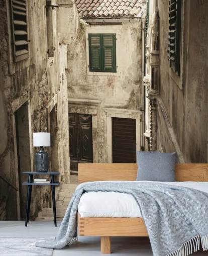 Rustic Street Wall Mural