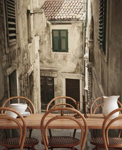 Rustic Street Wall Mural Rustic Street Wall Mural