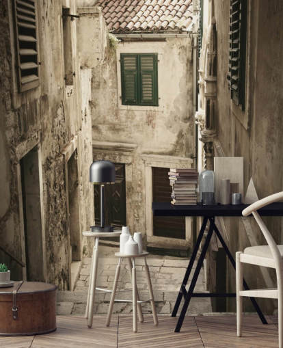 Rustic Street Wall Mural