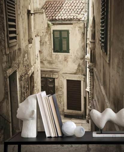 Rustic Street Wall Mural