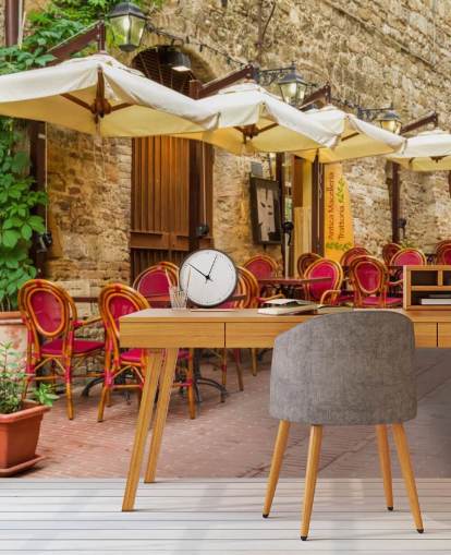 Rustic Italian Street Wall Mural