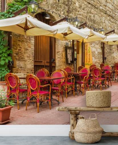 Rustic Italian Street Wall Mural