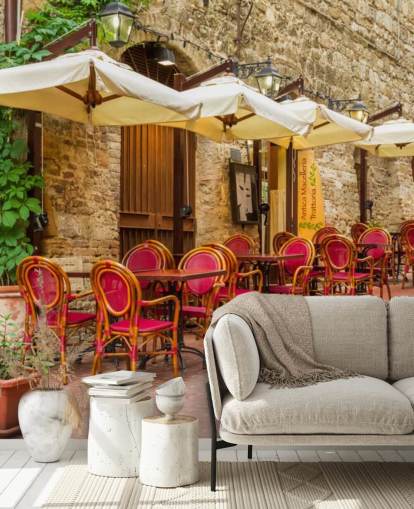 Papier Peint Fresque Rue Italienne