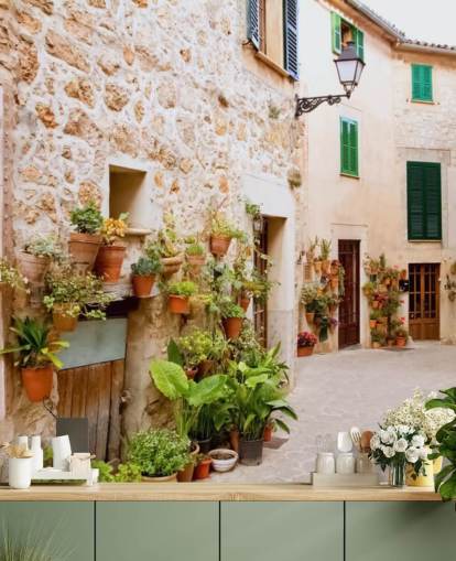 Rustic Houses Wallpaper