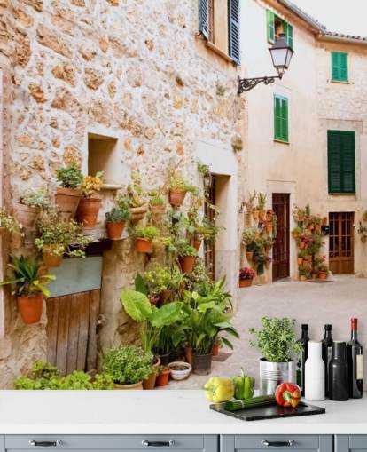 Beautiful Valldemossa Street Wallpaper