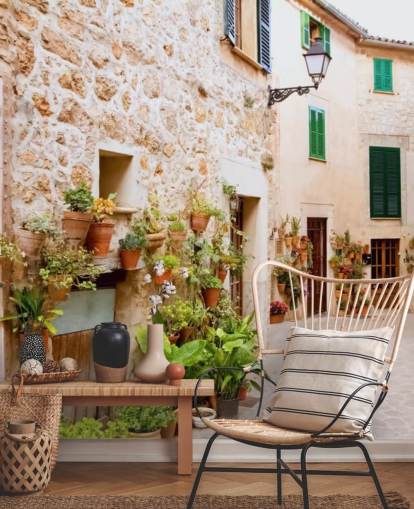 Papier peint Maisons rustiques