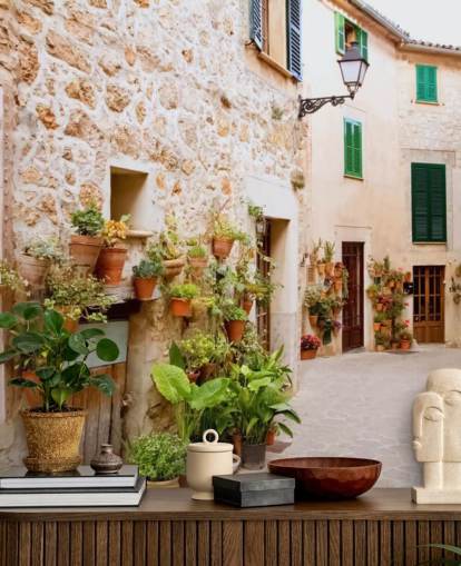 Rustic Houses Wallpaper