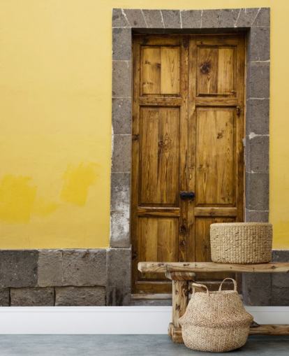 Wood and Yellow Grey Mustard Wallpaper Wood and Yellow Grey Mustard Wallpaper