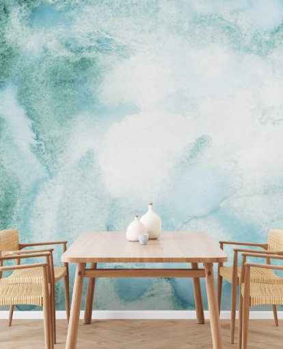 Blue and Green Abstract Watercolour Wallpaper Blue and Green Abstract Watercolour Wallpaper