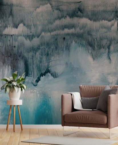 Blue and Black Watercolor Wallpaper Blue and Black Watercolor Wallpaper