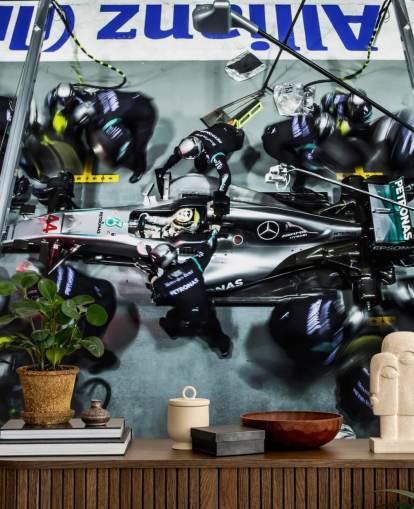 customisable f1 wallpaper mural called Lewis Hamilton Singapore 2016 for bedrooms, home offices and games rooms