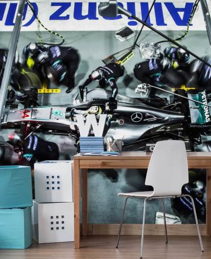 Mecânica com papel de parede de carro de Lewis Hamilton Mecânica com papel de parede de carro de Lewis Hamilton