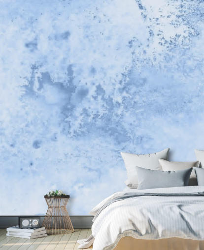 light blue watercolor wallpaper mural called Blue Watercolor for kitchens, living rooms and bedrooms light blue watercolor wallpaper mural called Blue Watercolor for kitchens, living rooms and bedrooms