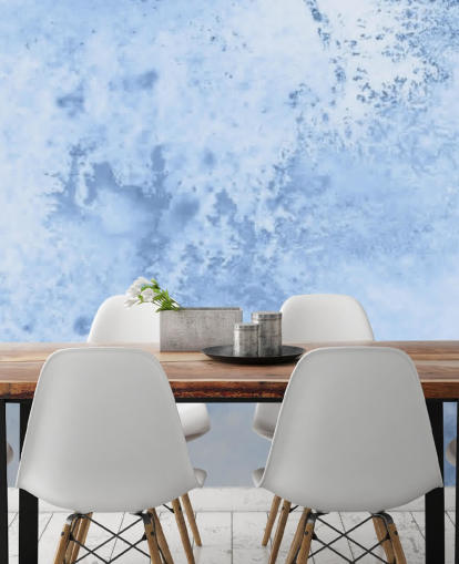 mural de papel pintado de acuarela azul claro llamado Acuarela azul para cocinas, salas de estar y dormitorios mural de papel pintado de acuarela azul claro llamado Acuarela azul para cocinas, salas de estar y dormitorios