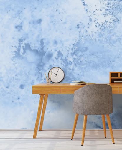 light blue watercolor wallpaper mural called Blue Watercolor for kitchens, living rooms and bedrooms light blue watercolor wallpaper mural called Blue Watercolor for kitchens, living rooms and bedrooms