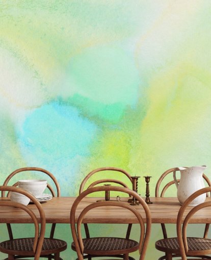 yellow and green watercolour wallpaper mural called Yellow and Green Watercolour for bedrooms, living rooms and kitchens yellow and green watercolour wallpaper mural called Yellow and Green Watercolour for bedrooms, living rooms and kitchens