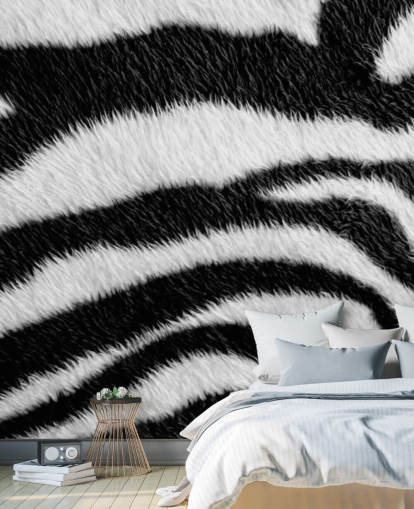 Tapete mit Zebra-Druck