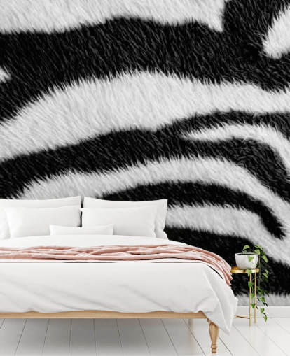 Papel pintado Zebra Print