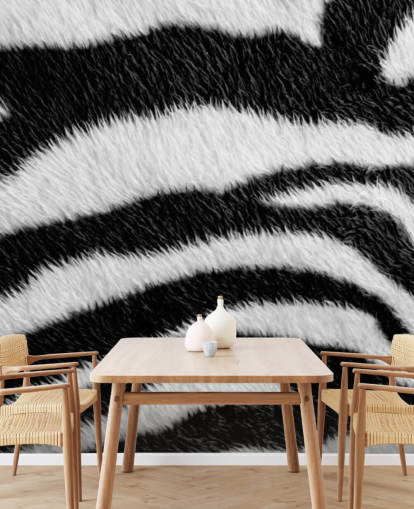 Tapete mit Zebra-Druck