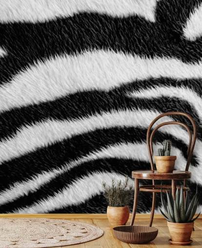 Zebra Print Wallpaper