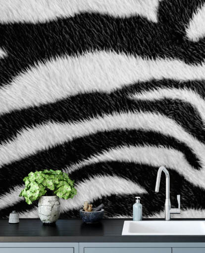 Papier peint Zebra Print