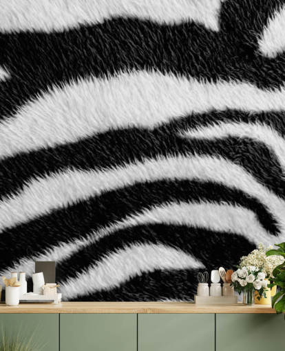 Zebra Print Wallpaper