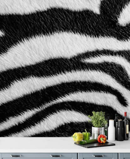 Papel pintado Zebra Print