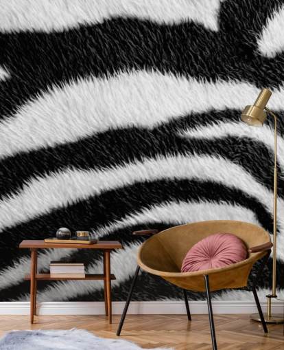 Papel pintado Zebra Print