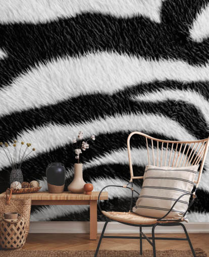 Papel pintado Zebra Print
