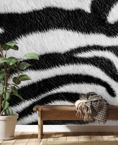 Papel pintado Zebra Print
