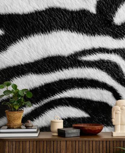 Zebra Print Wallpaper