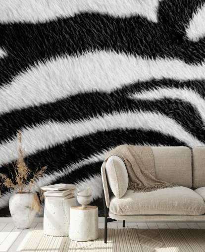 Papel pintado Zebra Print