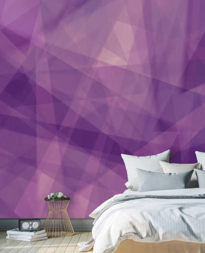 Papel pintado de forma geométrica púrpura Papel pintado de forma geométrica púrpura